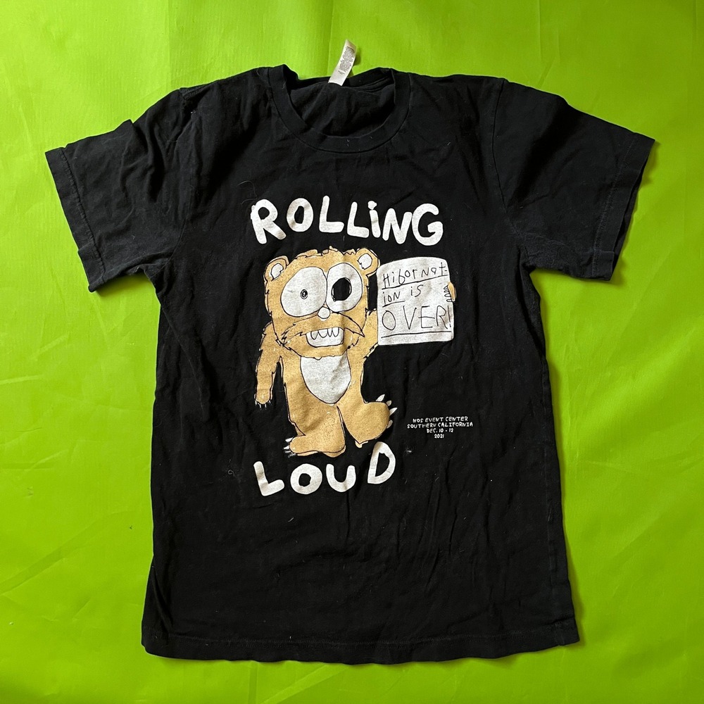 Rolling Loud California 2021 Festival T-Shirt Kid Cudi J Cole Future Black Med